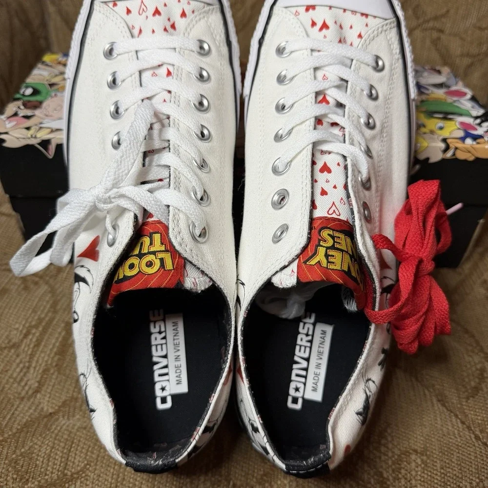 Converse Chuck Taylor‎ All Star Looney Tunes Pepe Le Pew Sneaker White Men 11.5 - Picture 5 of 8